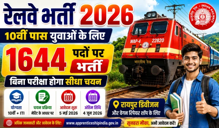 Railway Apprentice Vacancy 2026