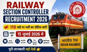 Railway Section Controller Recruitment 2026